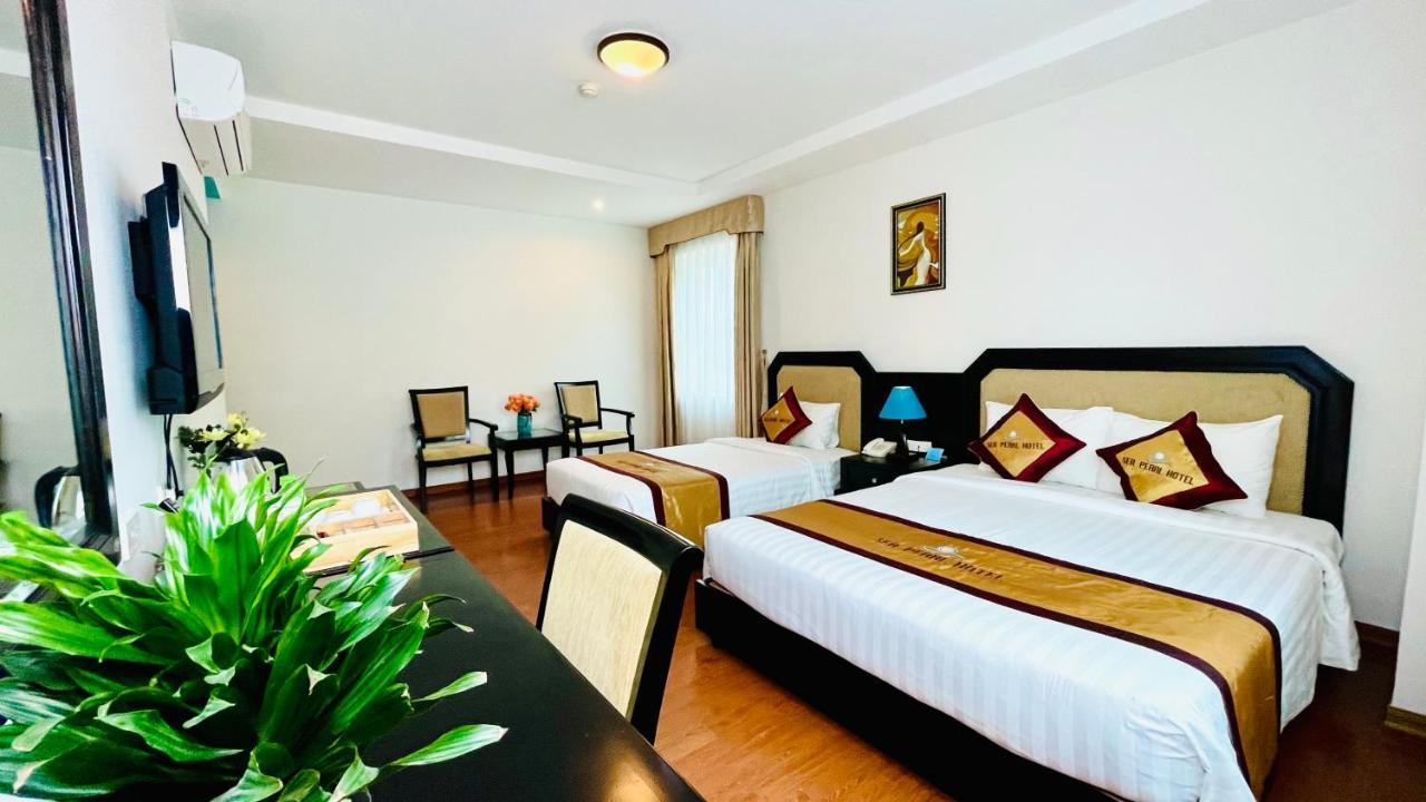 Sea Pearl Cat Ba Hotel Dong Khe Sau Kültér fotó
