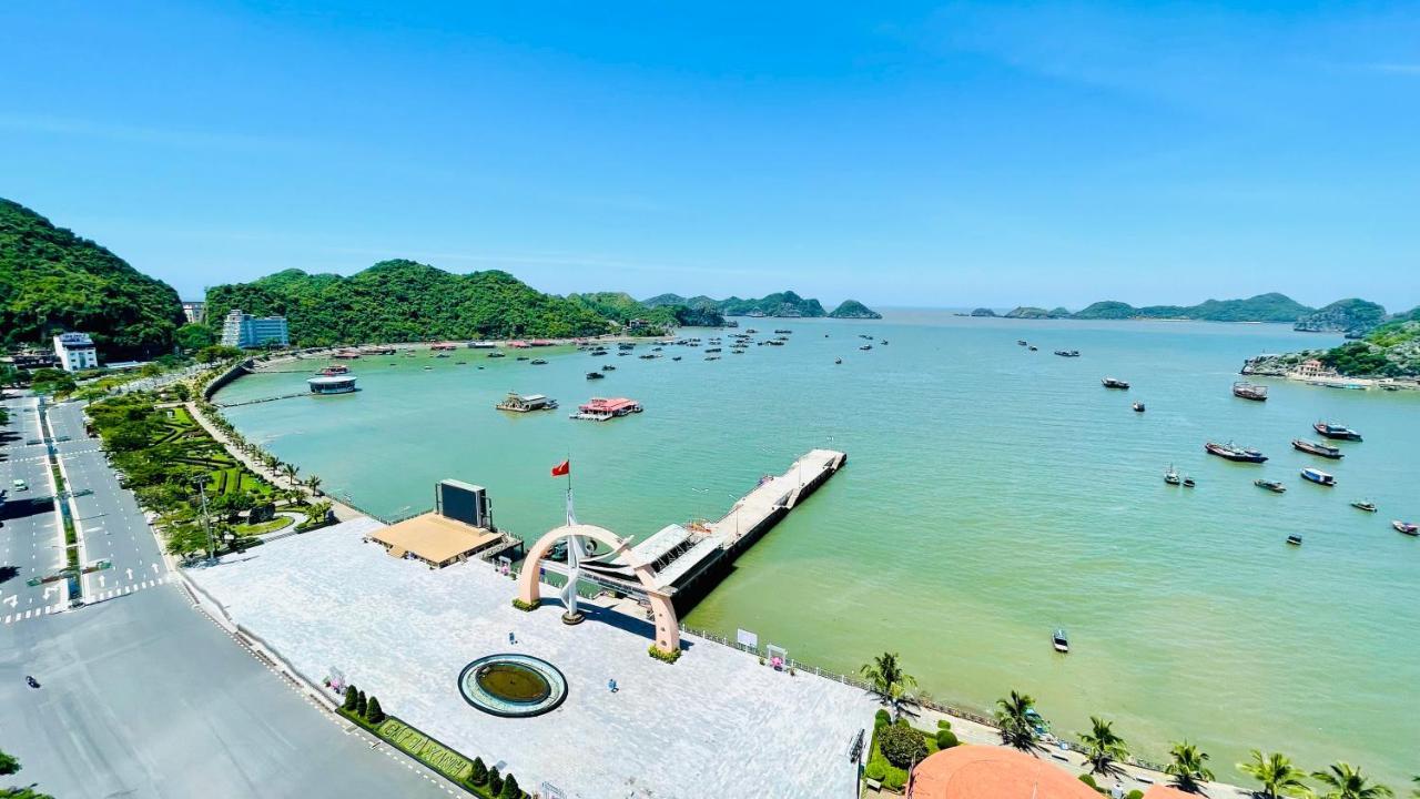 Sea Pearl Cat Ba Hotel Dong Khe Sau Kültér fotó
