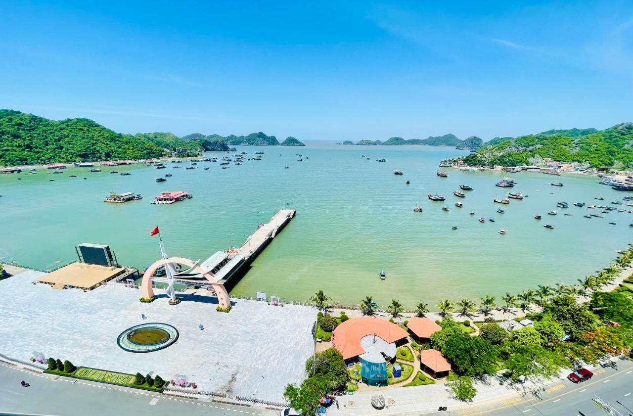 Sea Pearl Cat Ba Hotel Dong Khe Sau Kültér fotó