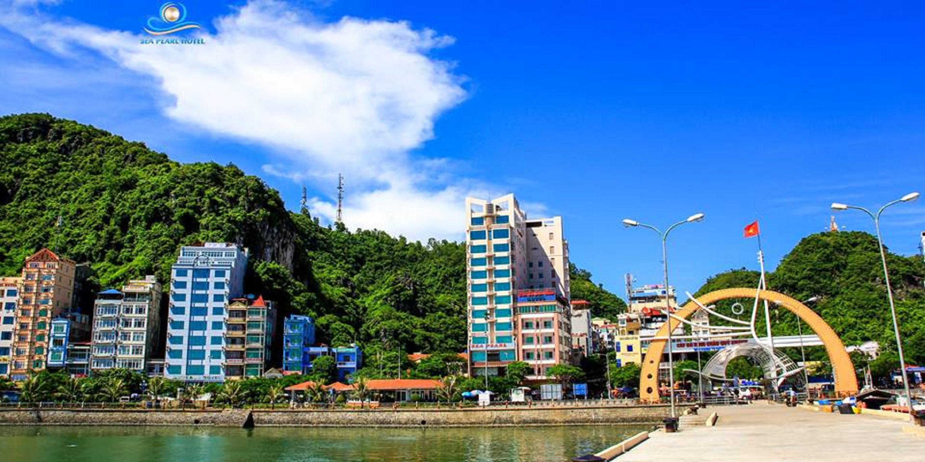Sea Pearl Cat Ba Hotel Dong Khe Sau Kültér fotó
