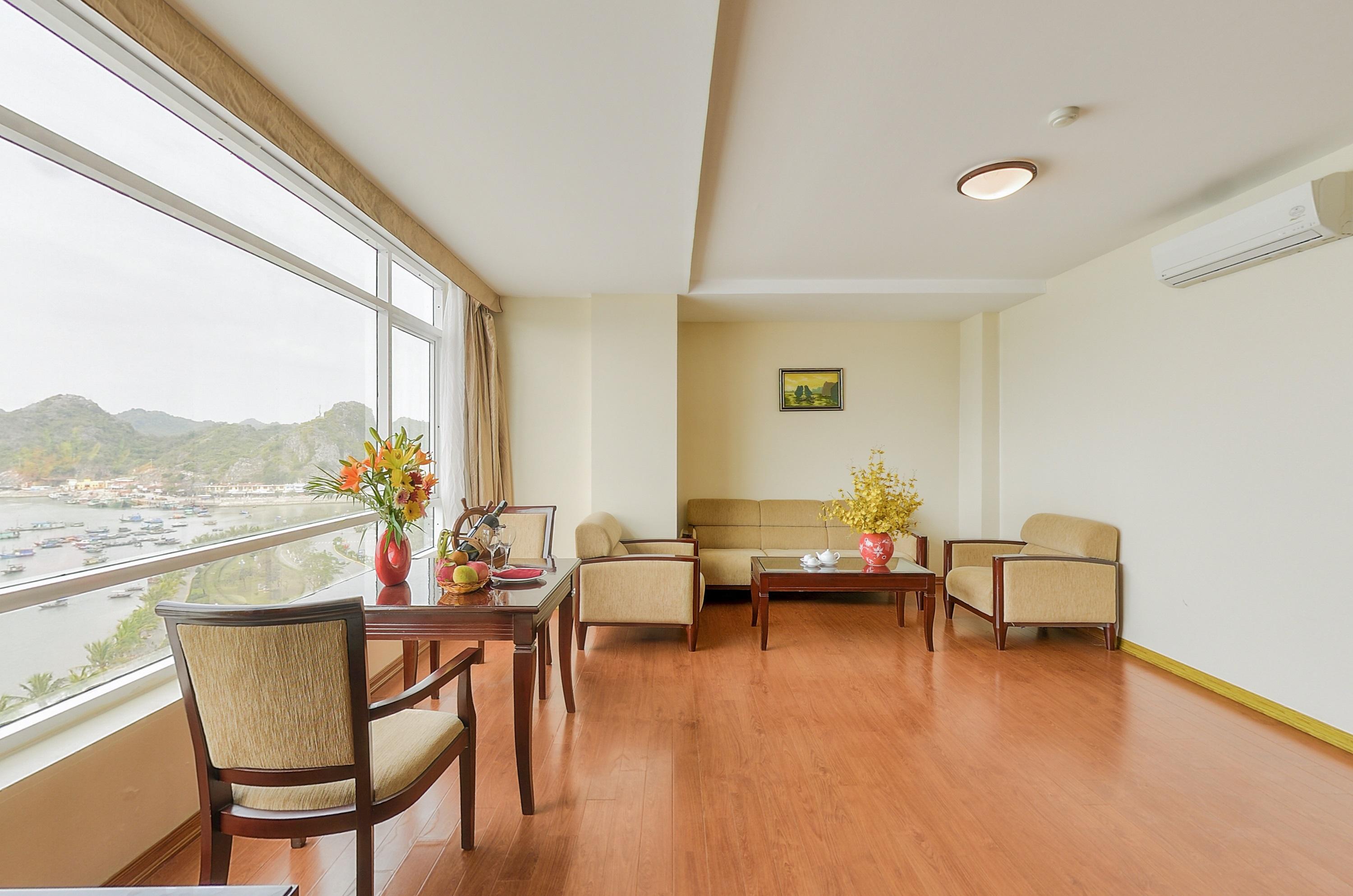 Sea Pearl Cat Ba Hotel Dong Khe Sau Kültér fotó