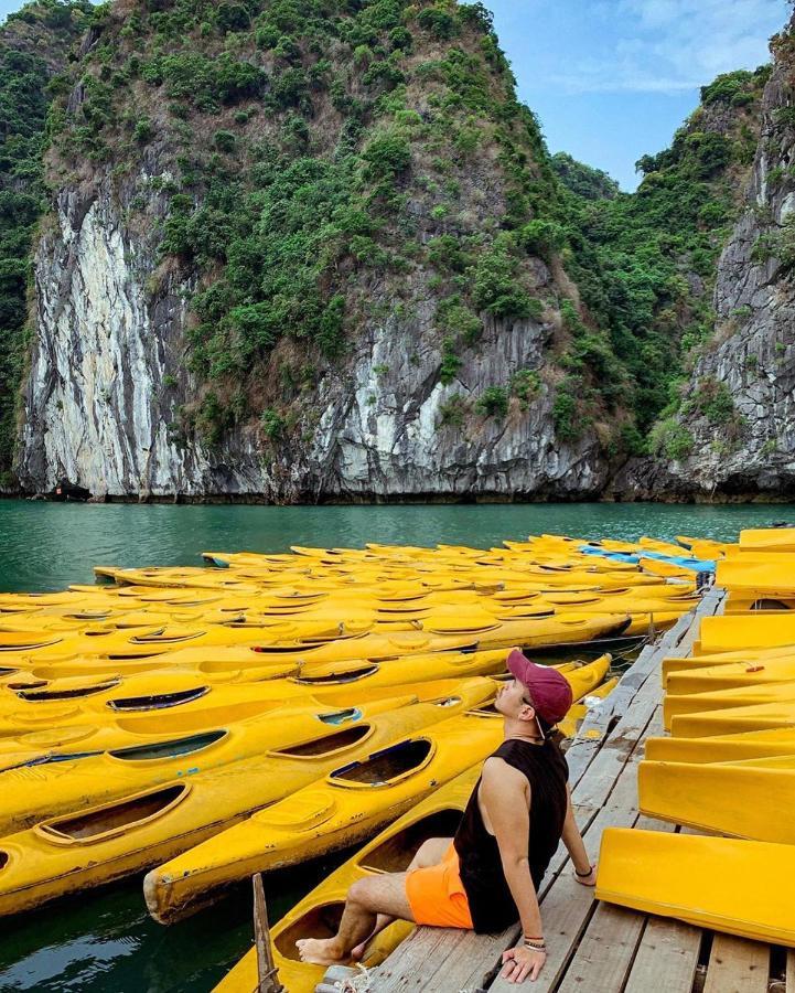 Sea Pearl Cat Ba Hotel Dong Khe Sau Kültér fotó